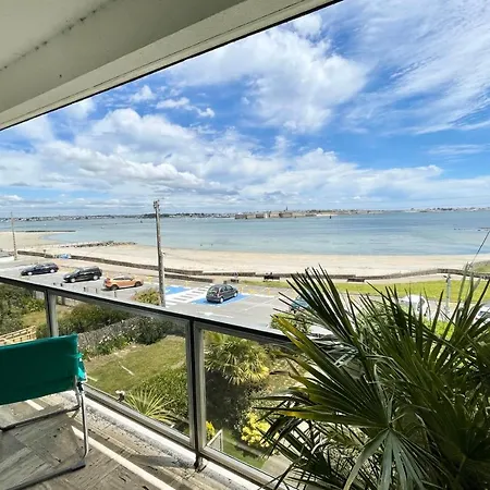 Luxury T3 Standing 2 - Vue Mer Exceptionnelle 180 Larmor-Plage Exterior foto