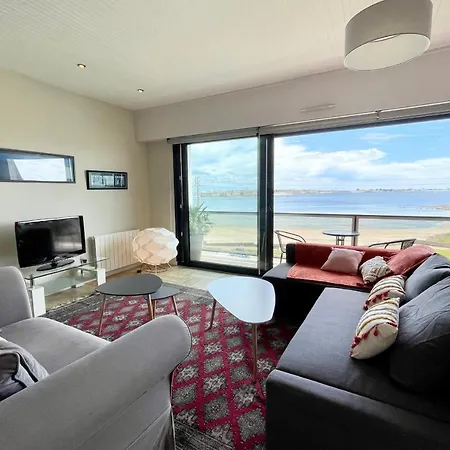 Luxury T3 Standing 2 - Vue Mer Exceptionnelle 180 Larmor-Plage Exterior foto